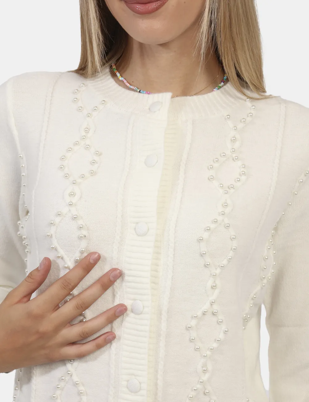 Maglione Yes Zee Bianco