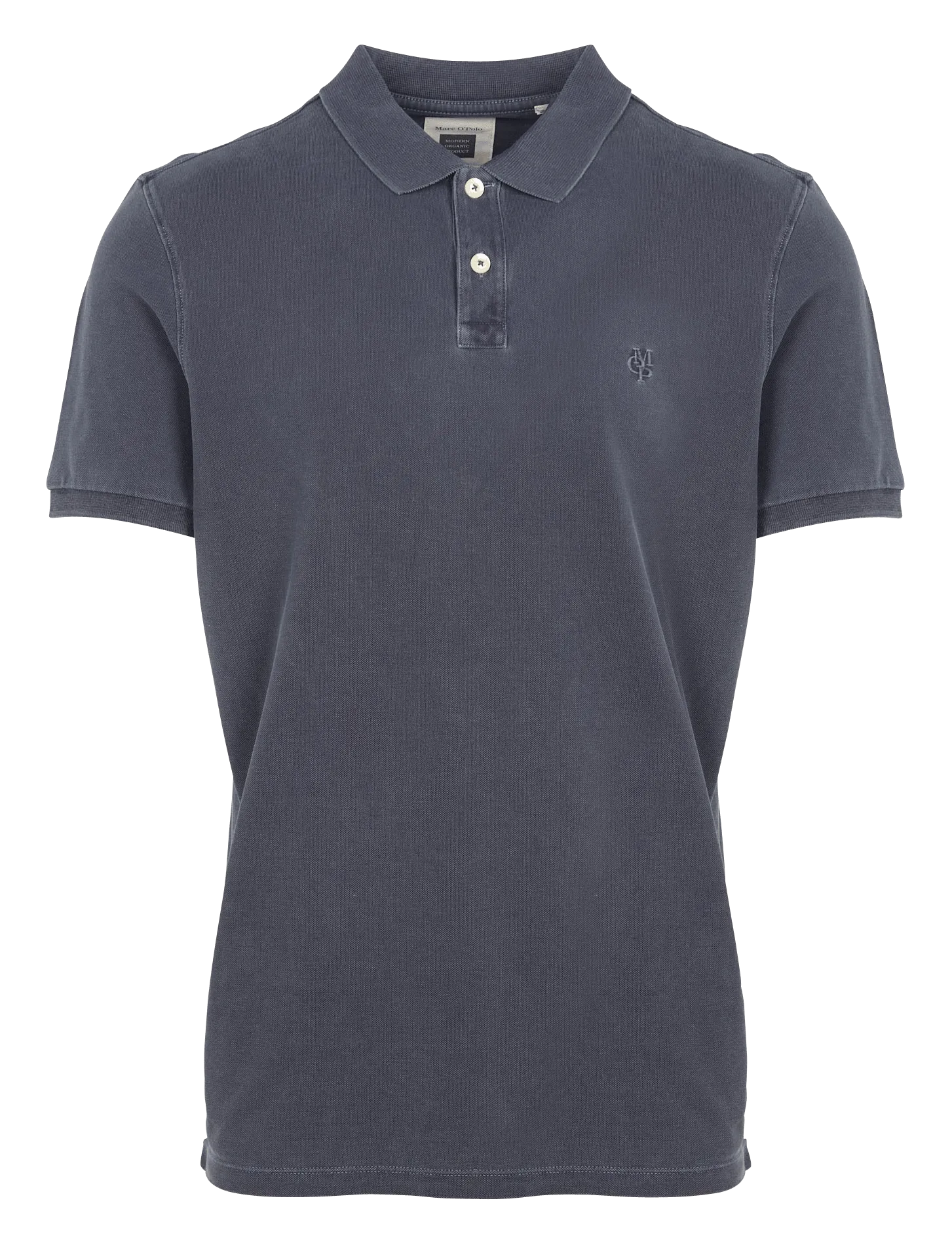  MARC O'POLO   Polo regular fit ricamata in cotone piqué | Blu