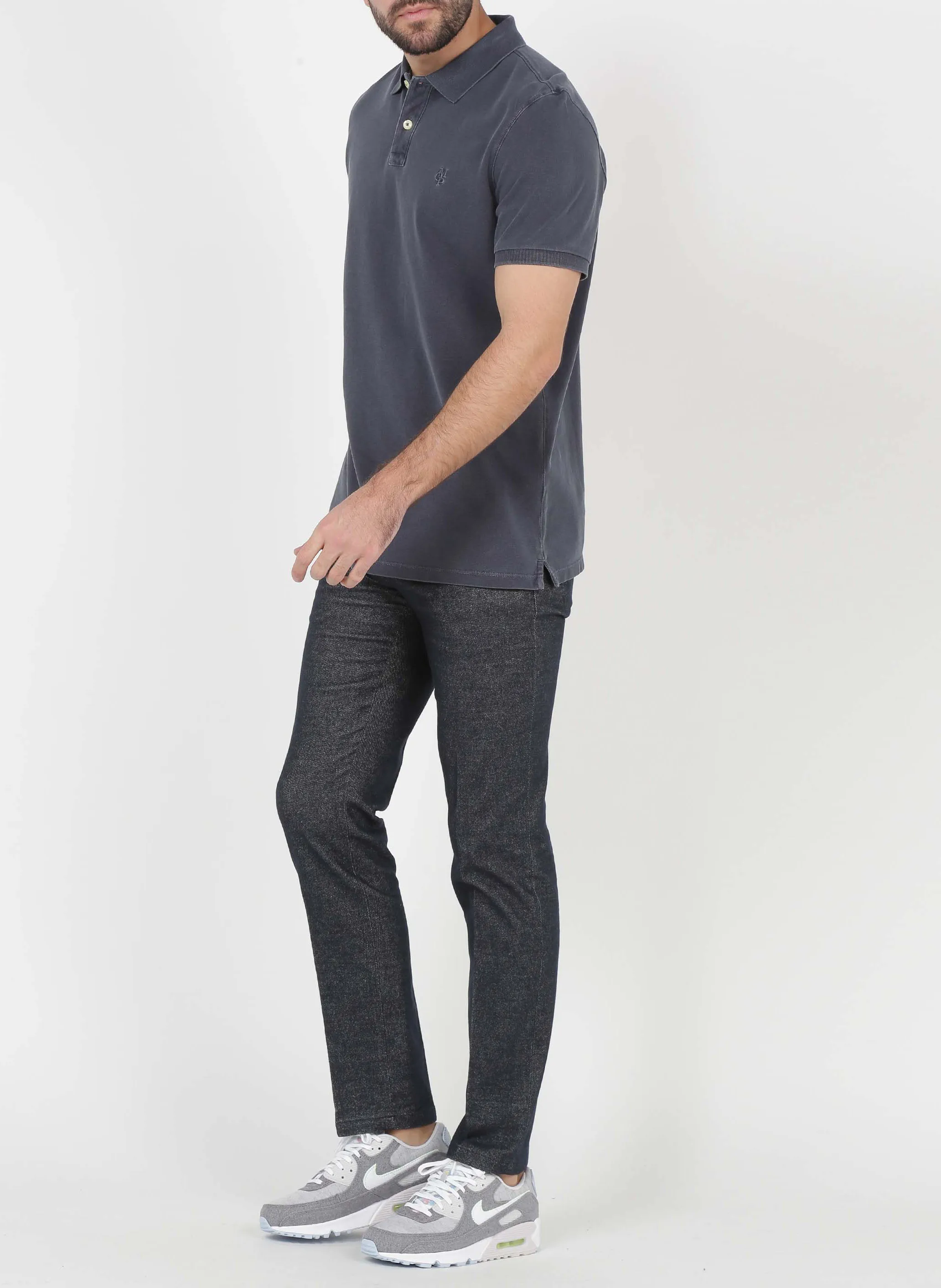  MARC O'POLO   Polo regular fit ricamata in cotone piqué | Blu