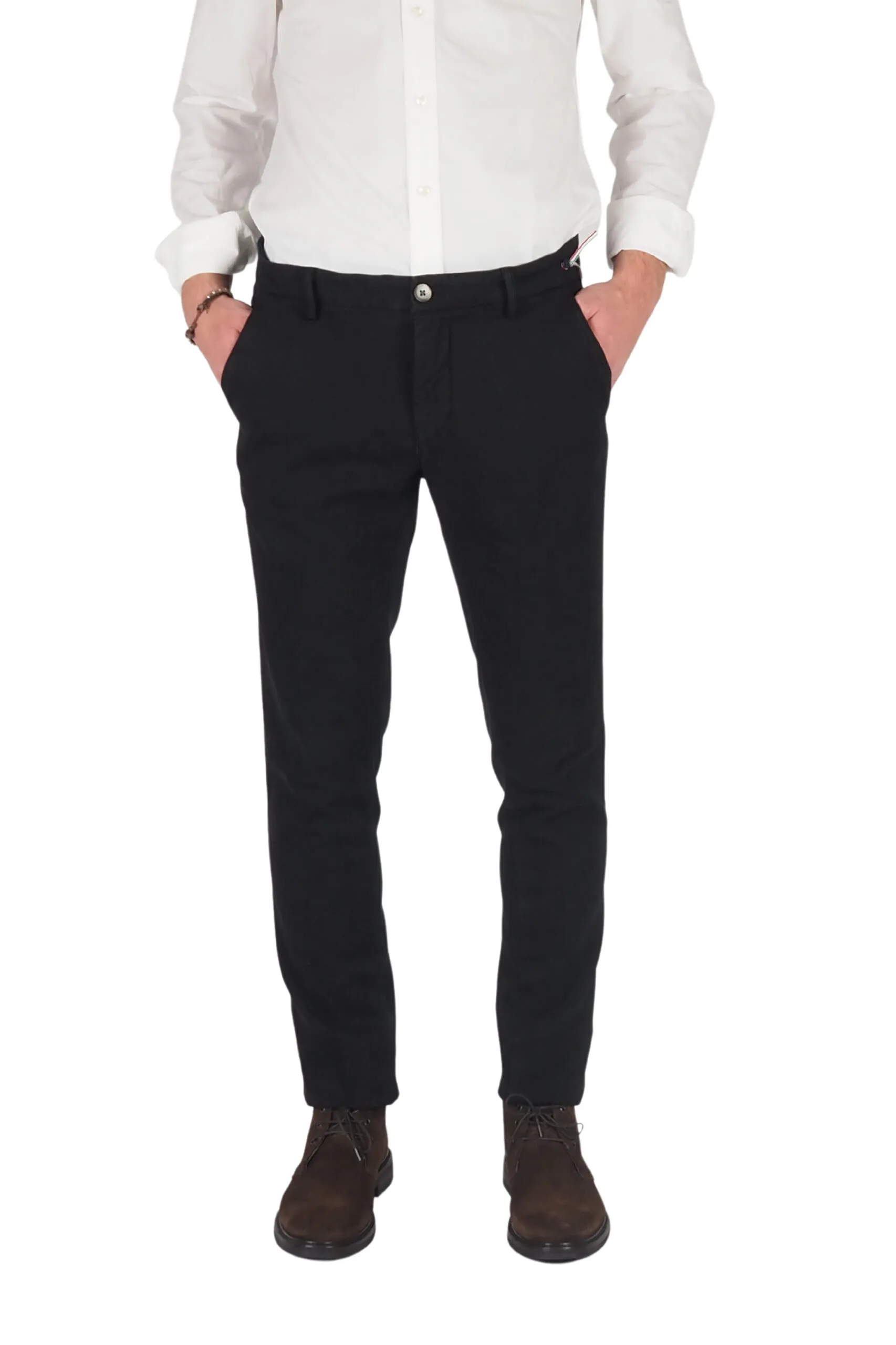 Mason’s pantaloni black uomo extra slim