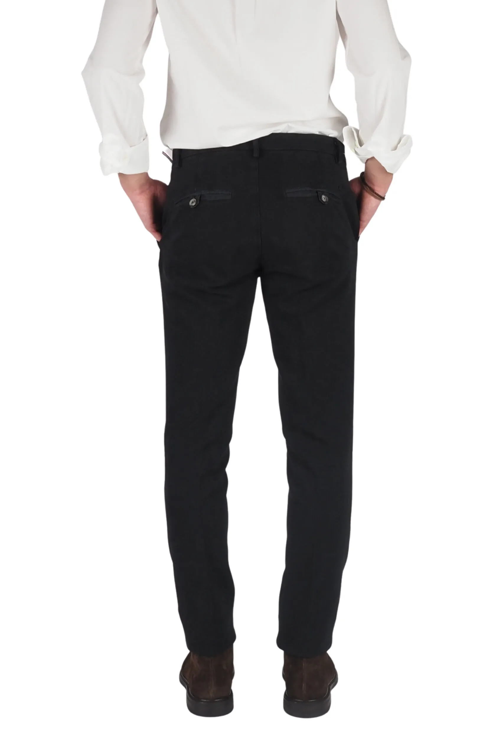 Mason’s pantaloni black uomo extra slim