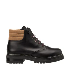 Max Mara Stivali da Trekking in pelle neri