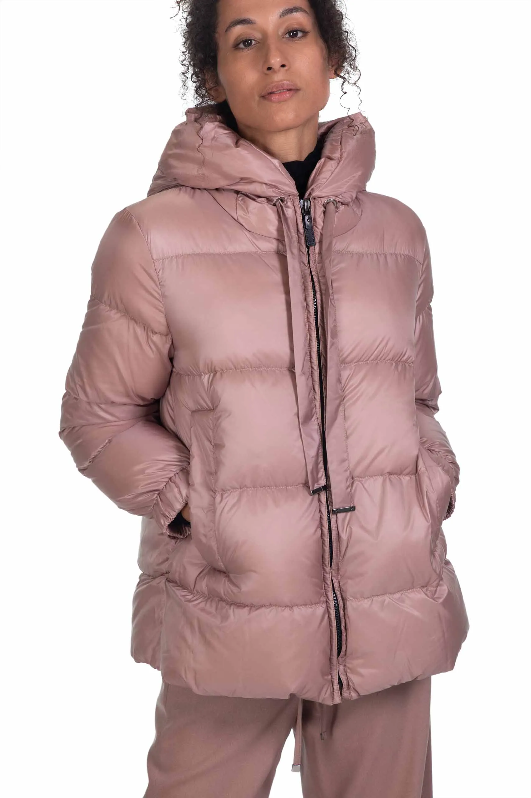 MAX MARA THE CUBE piumino trapuntato in tela antigoccia SEIA