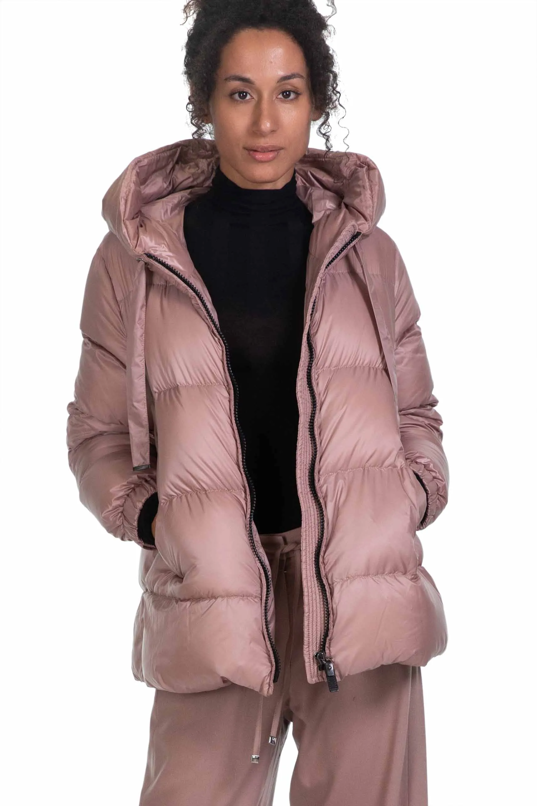 MAX MARA THE CUBE piumino trapuntato in tela antigoccia SEIA