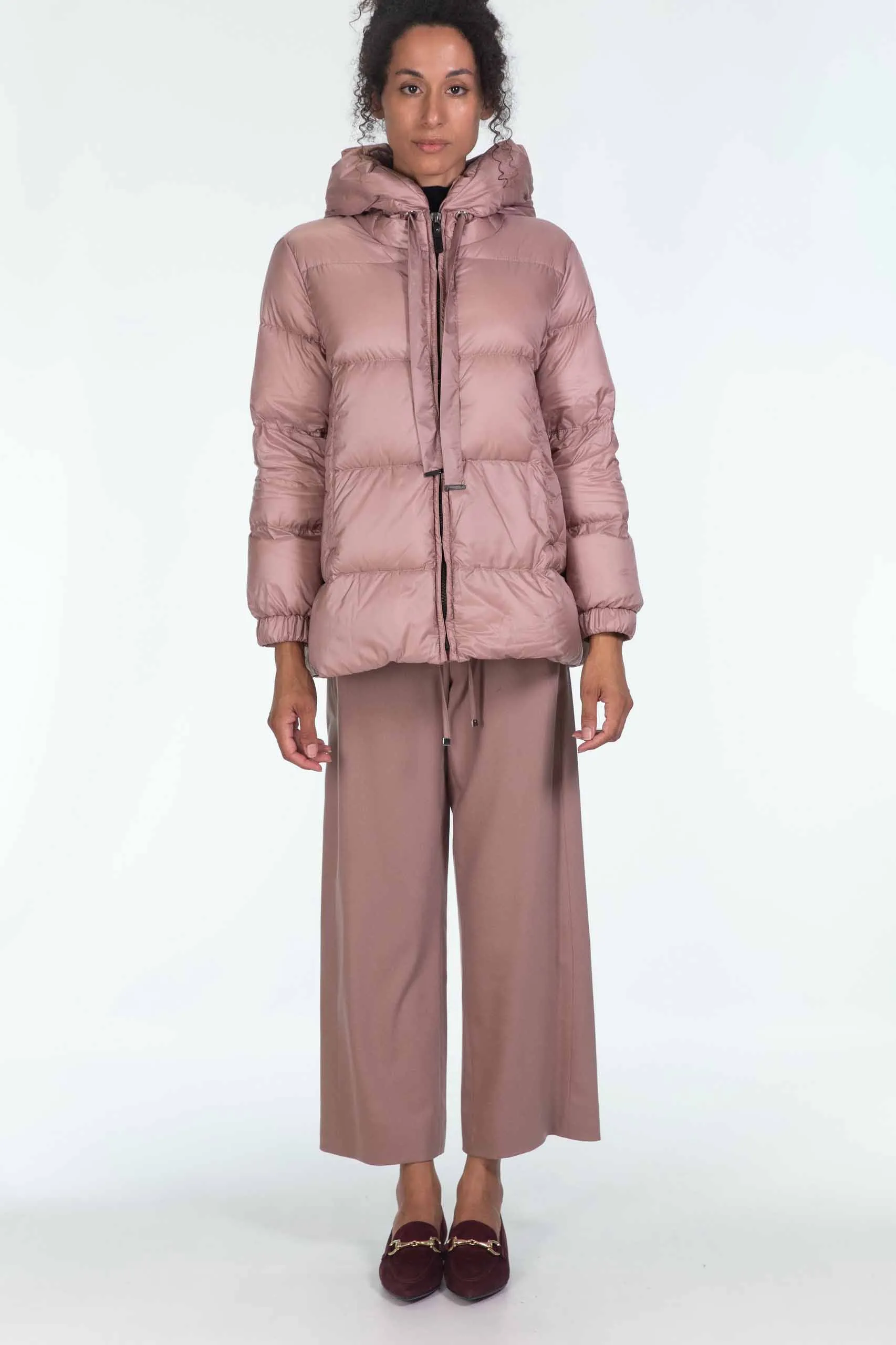 MAX MARA THE CUBE piumino trapuntato in tela antigoccia SEIA