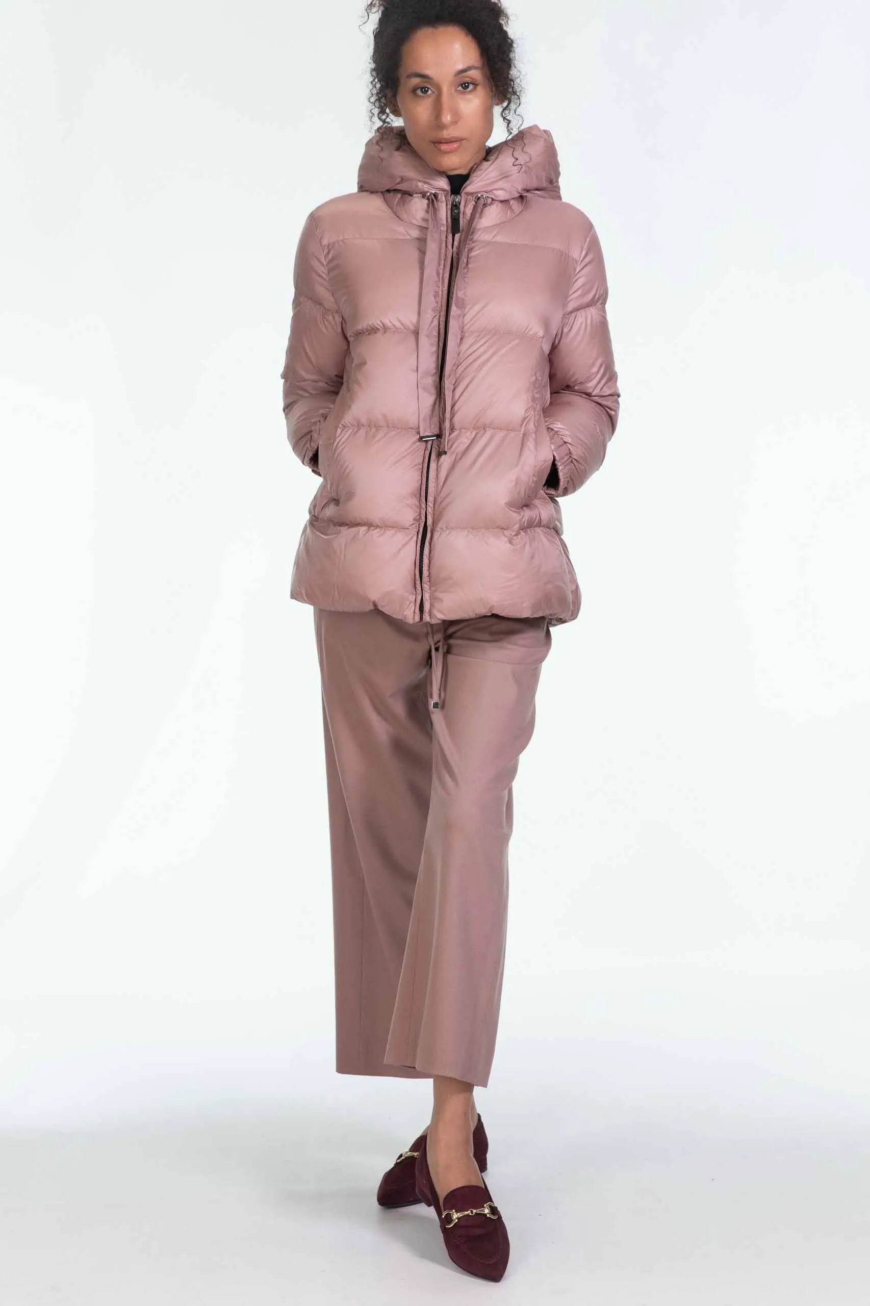 MAX MARA THE CUBE piumino trapuntato in tela antigoccia SEIA