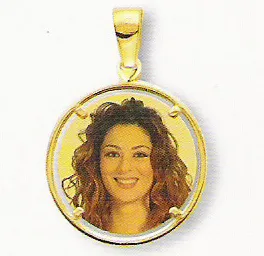 Medaglia foto mod. RQ/colore oro giallo 18kt