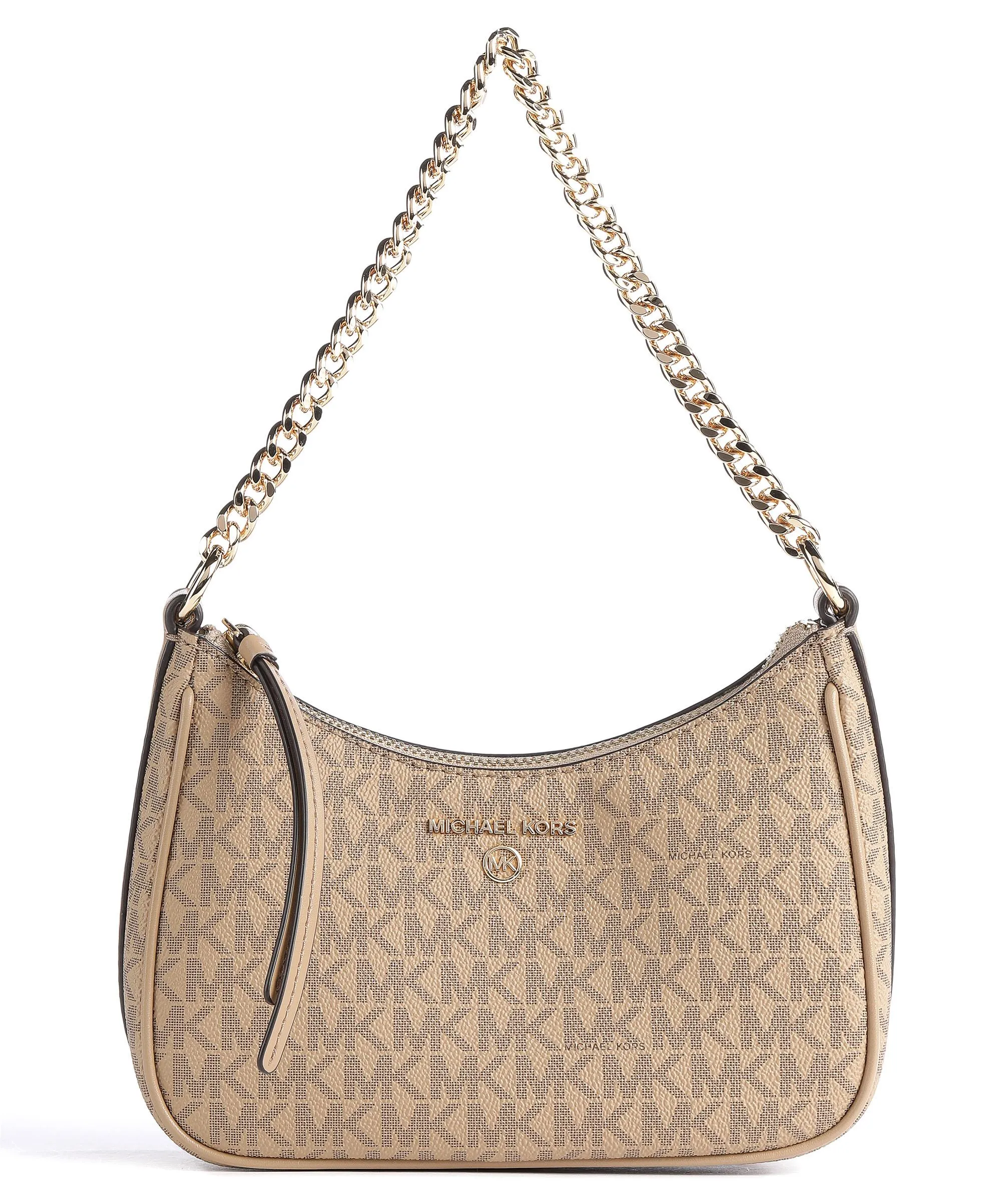  Michael Kors Jet Set Charm Borsa a spalla tela marrone chiaro  