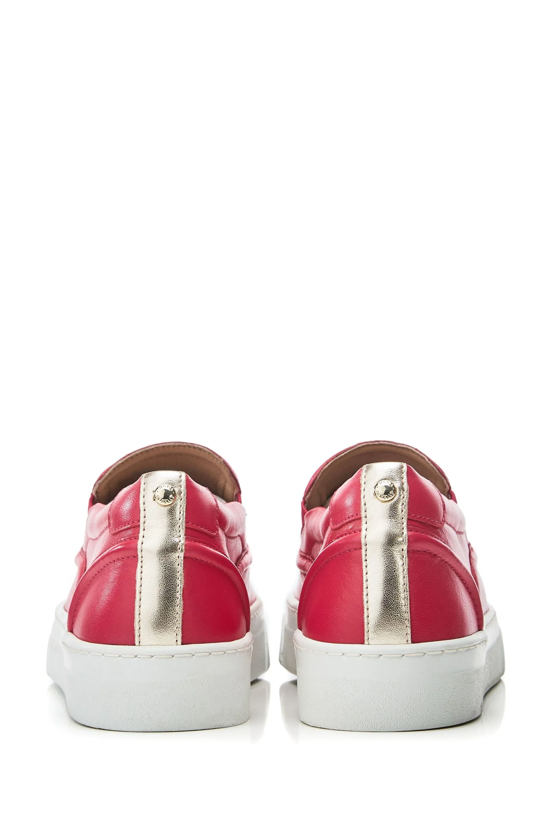 Moda in Pelle - Rosa slim -  Adreenia - Scarpe da ginnastica senza lacci con suola
