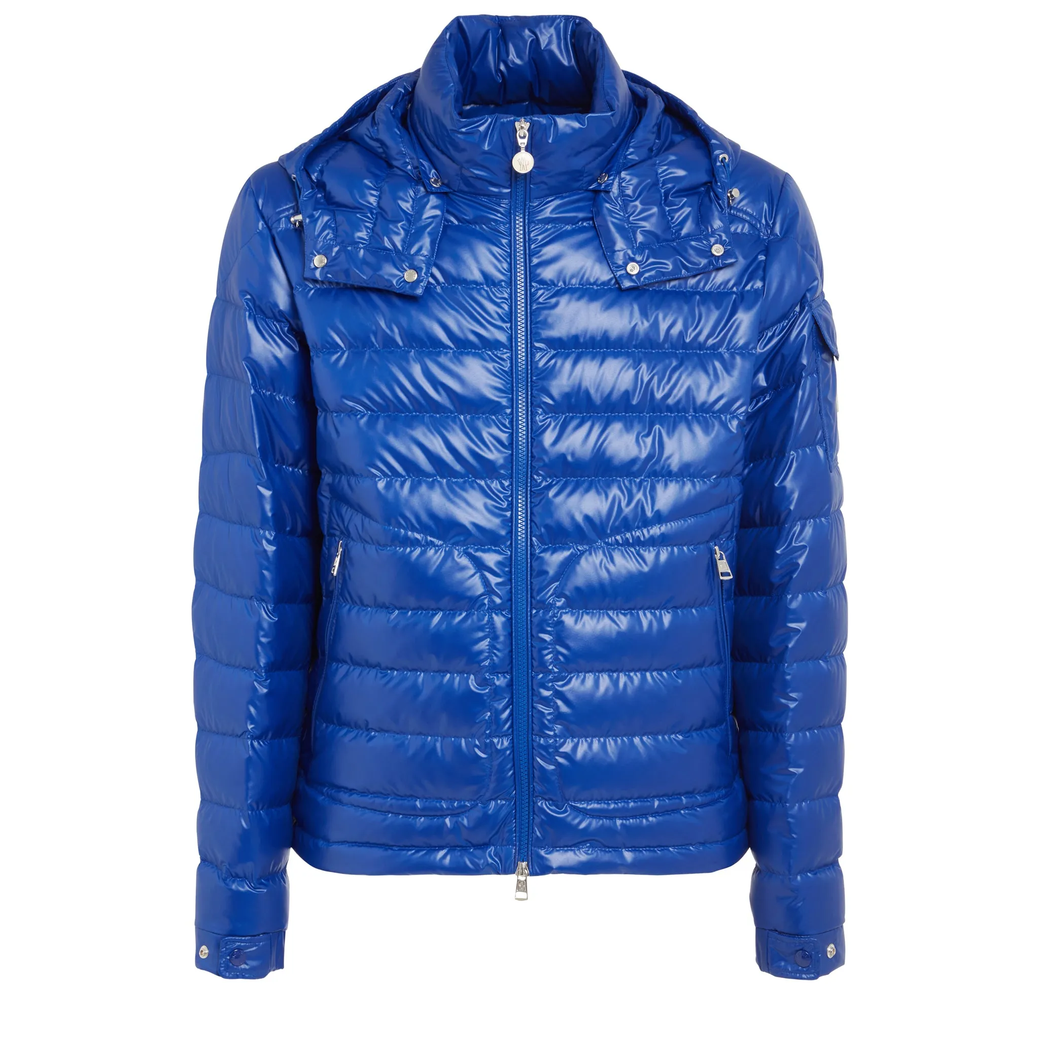 MONCLER  Piumino ''Lauros'' in tessuto blu