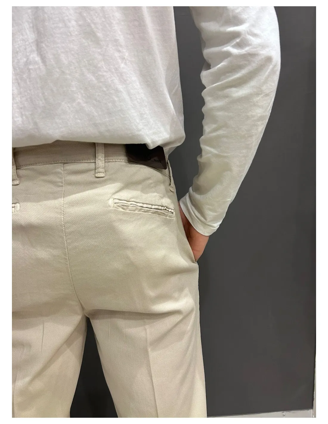 MORO PANTALONI UOMO TASCA AMERICA ARMATURATO