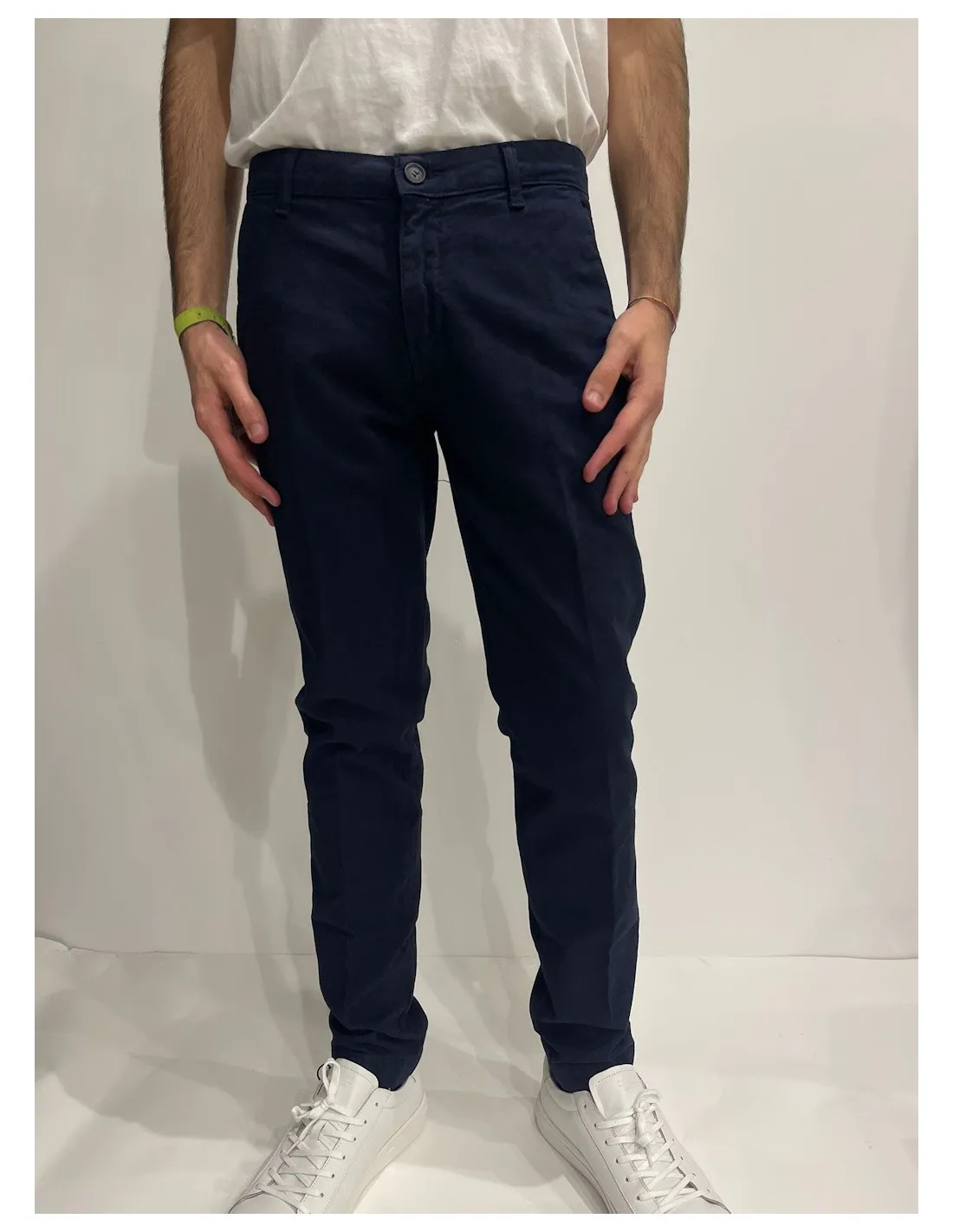 MORO PANTALONI UOMO,T. AMERICA TINTO IN FILO SLIM