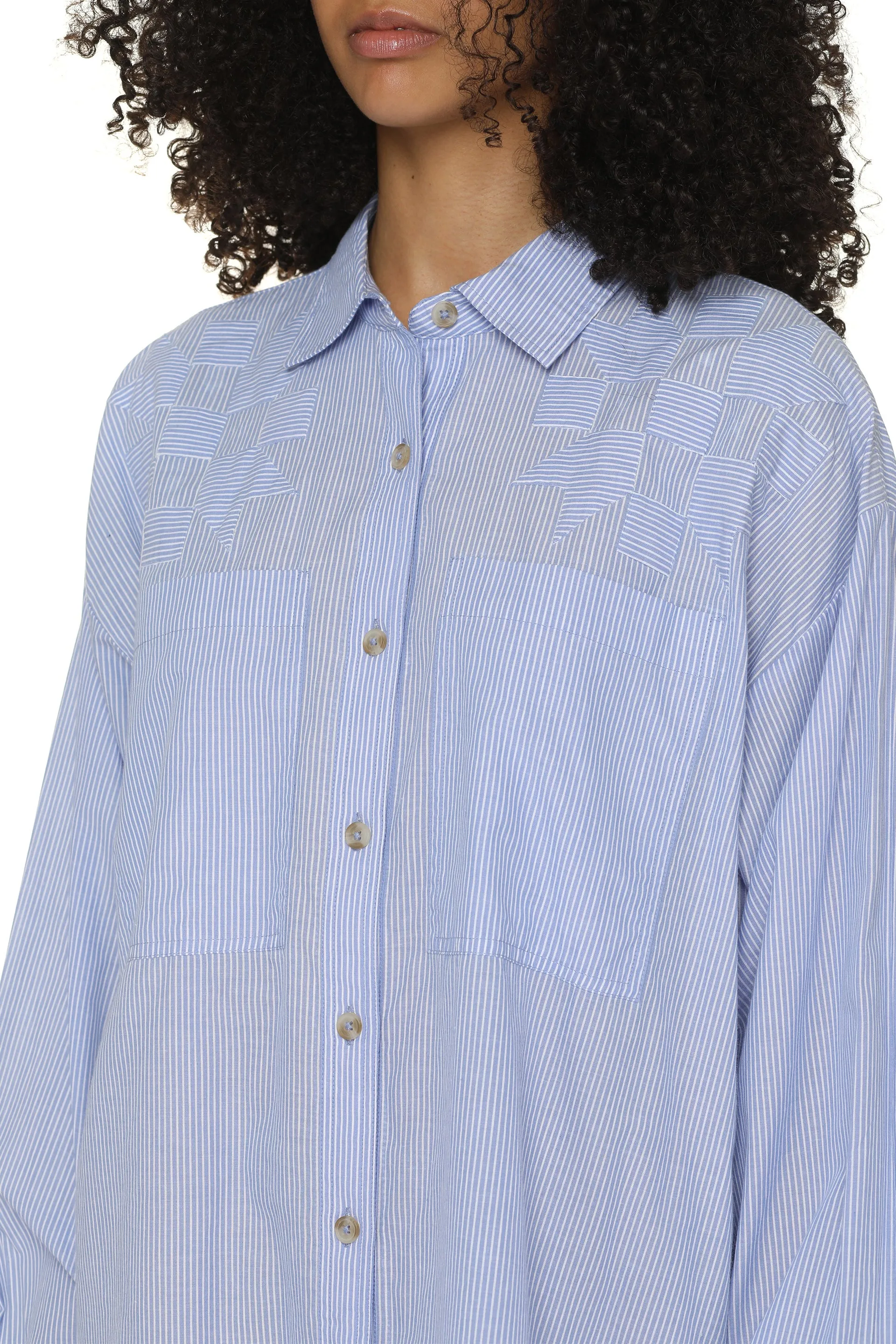 Mother Camicia in cotone a righe