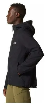 Mountain Hardwear New Stretch Ozonic Giacca impermeabile nera da uomo
