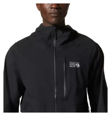 Mountain Hardwear New Stretch Ozonic Giacca impermeabile nera da uomo