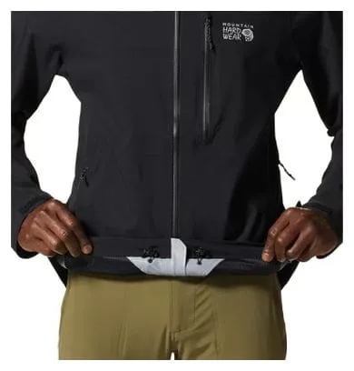 Mountain Hardwear New Stretch Ozonic Giacca impermeabile nera da uomo