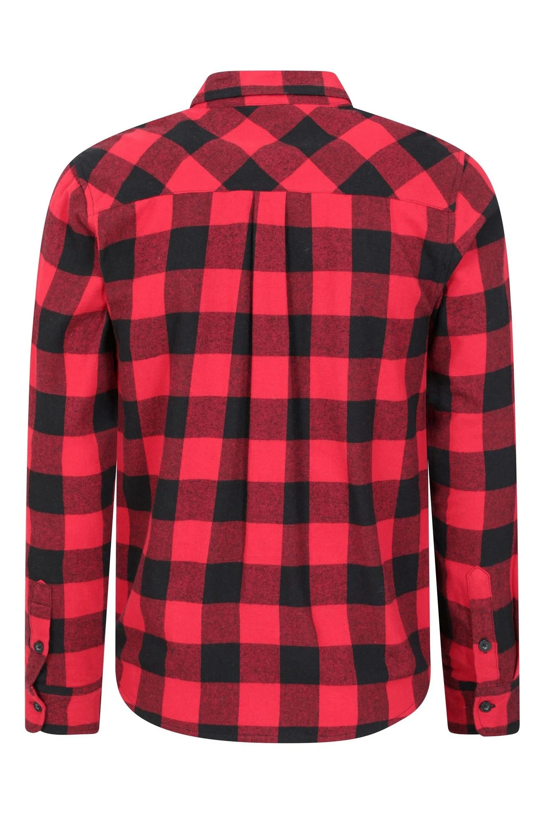 Mountain Warehouse Camicia Uomo Trace Flannel 100% Cotone Manica lunga    