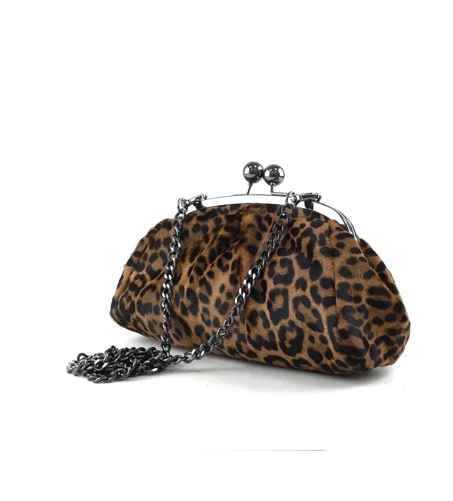 Ni-na Pochette In Pelle Animalier BS2233