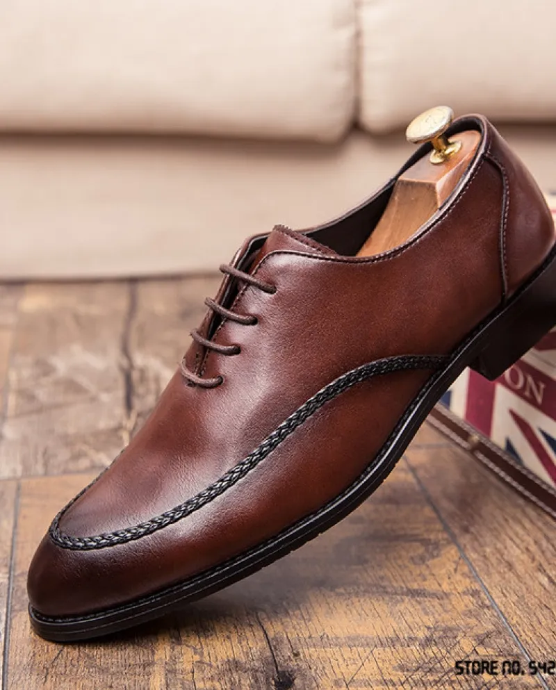 Nuovo 2022 British Pointed Lace Up Nero Marrone Scarpe Formali Per Mens Abito Da Sposa Prom Ritorno A Casa Oxford Sapatos Tenis