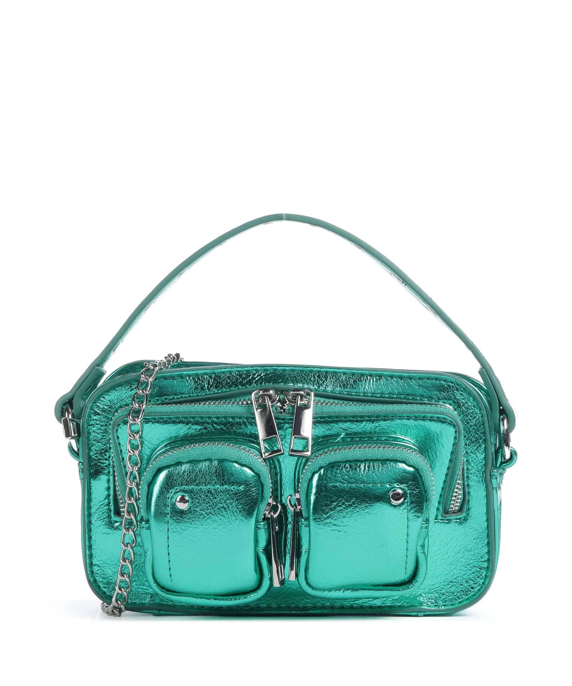  Núnoo Recycled Cool Helena Borsa a tracolla pelle sintetica verde  