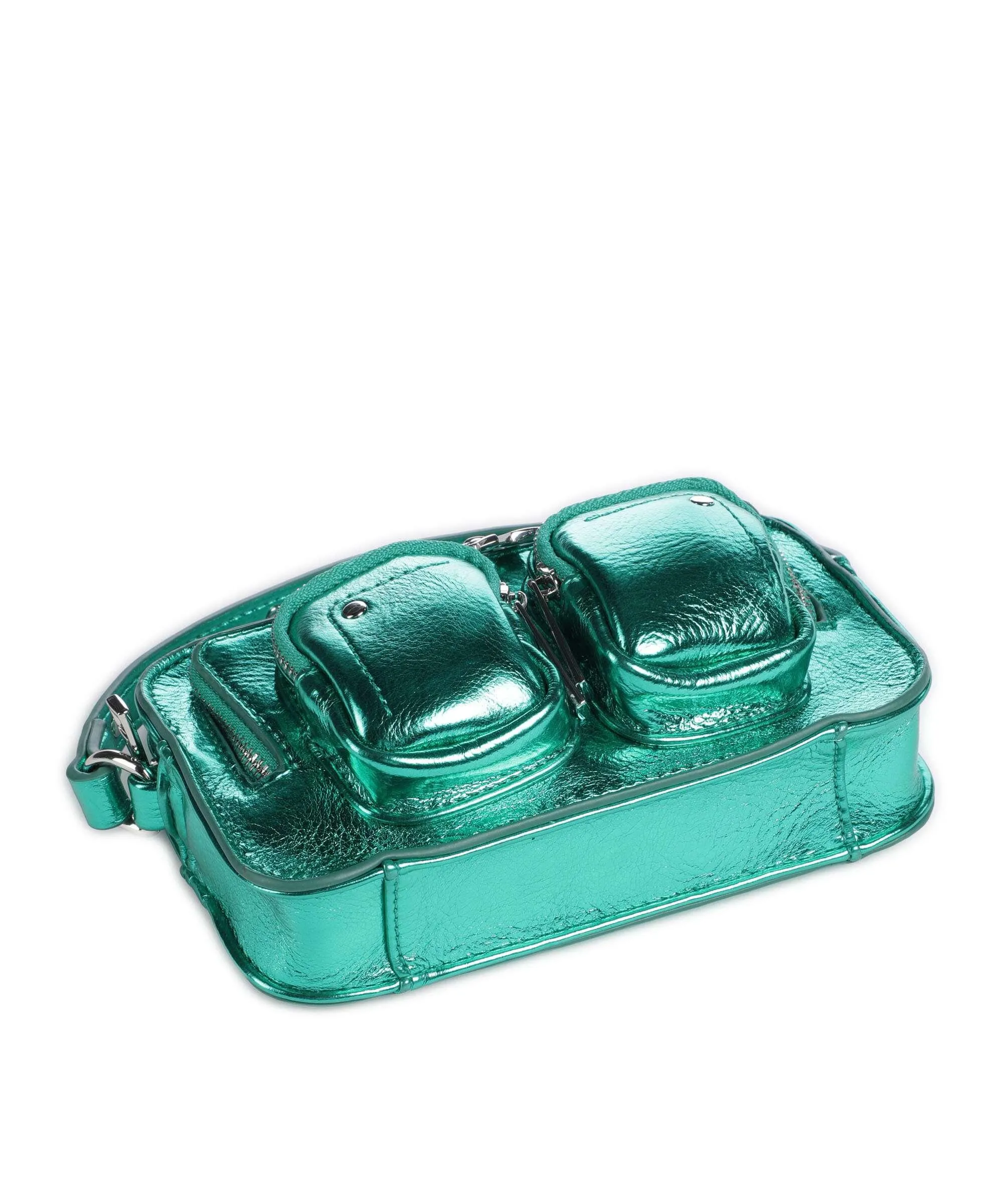  Núnoo Recycled Cool Helena Borsa a tracolla pelle sintetica verde  