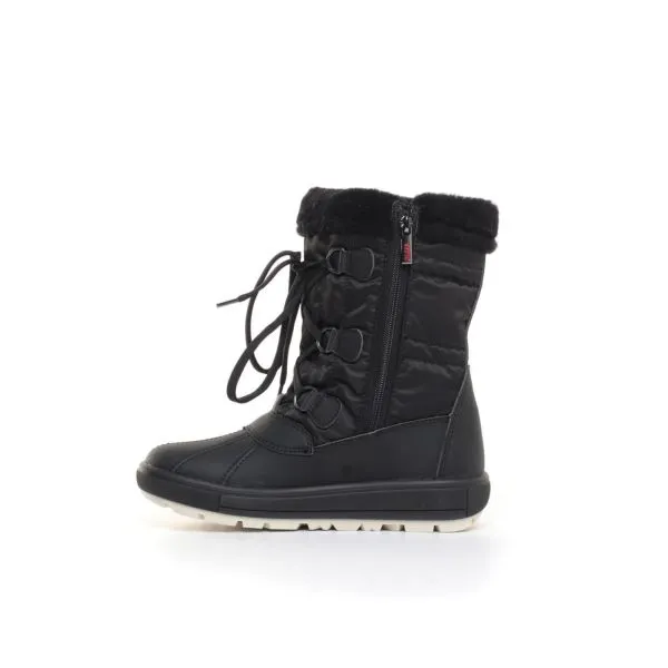 OLANG RIGEL-TEX NERO stivale doposci donna allacciato con cerniera laterale