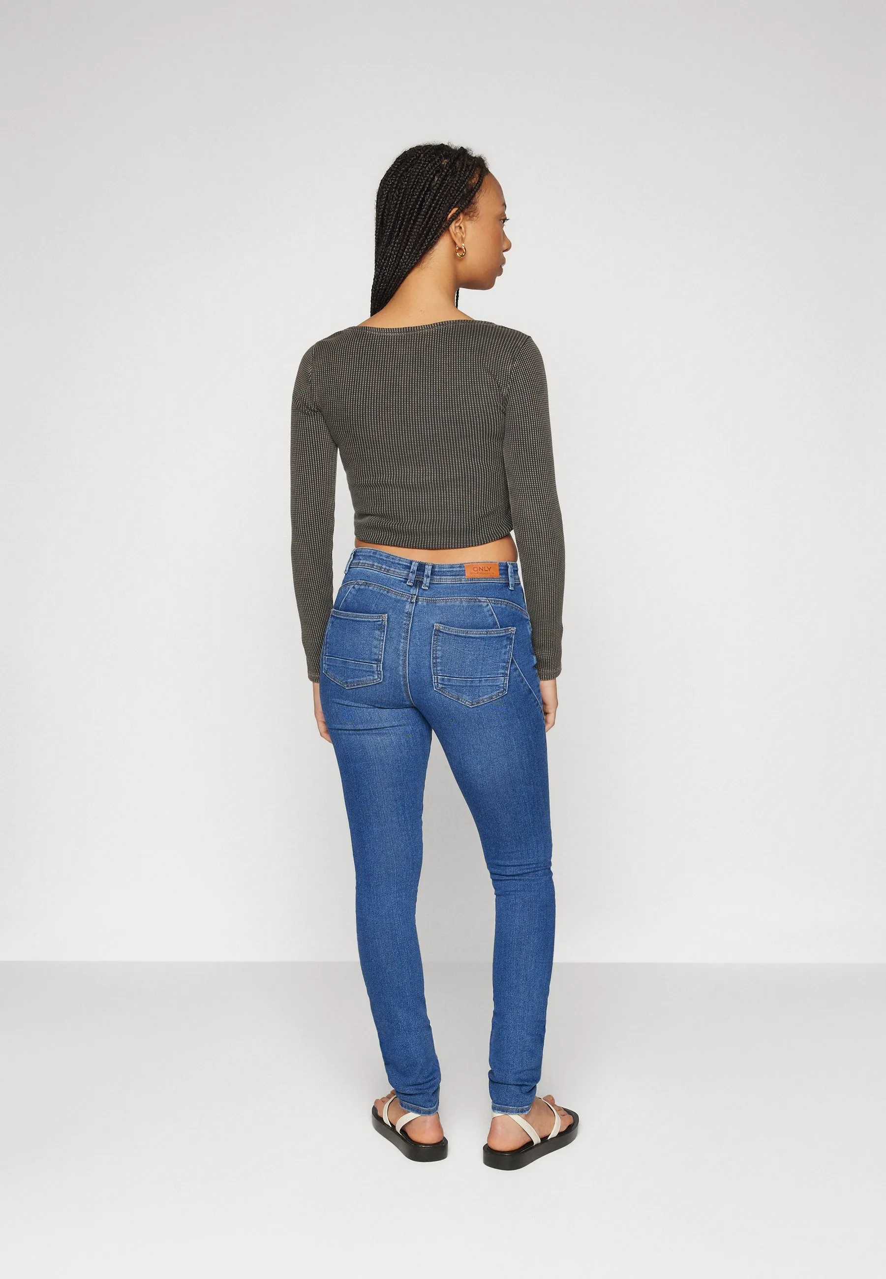 ONLDAISY YOKE ZIP - Jeans Skinny Fit