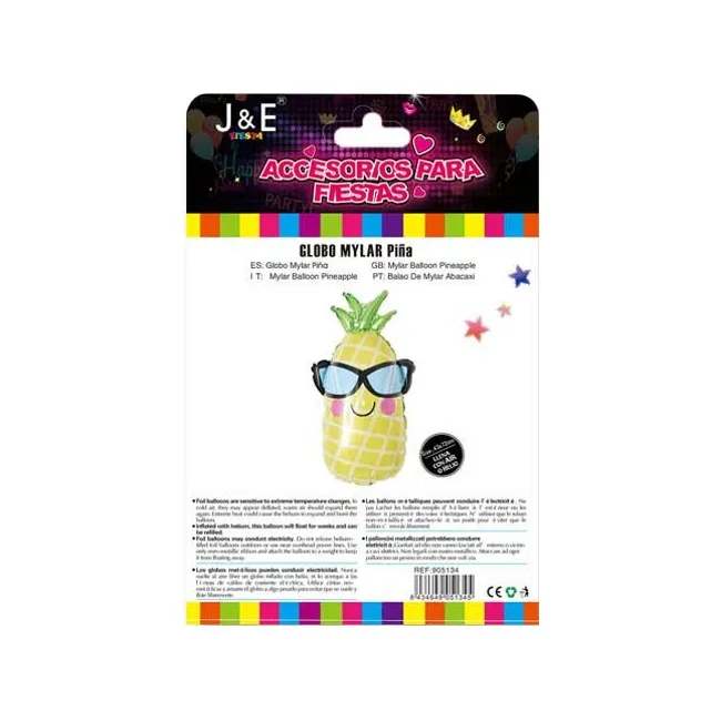Palloncino Ananas XL Silhouette 42 x 65 cm