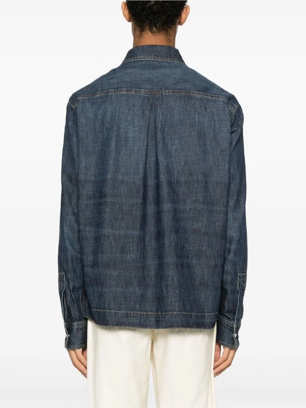   Palm Angels  Giacca sportiva in denim monogram  
