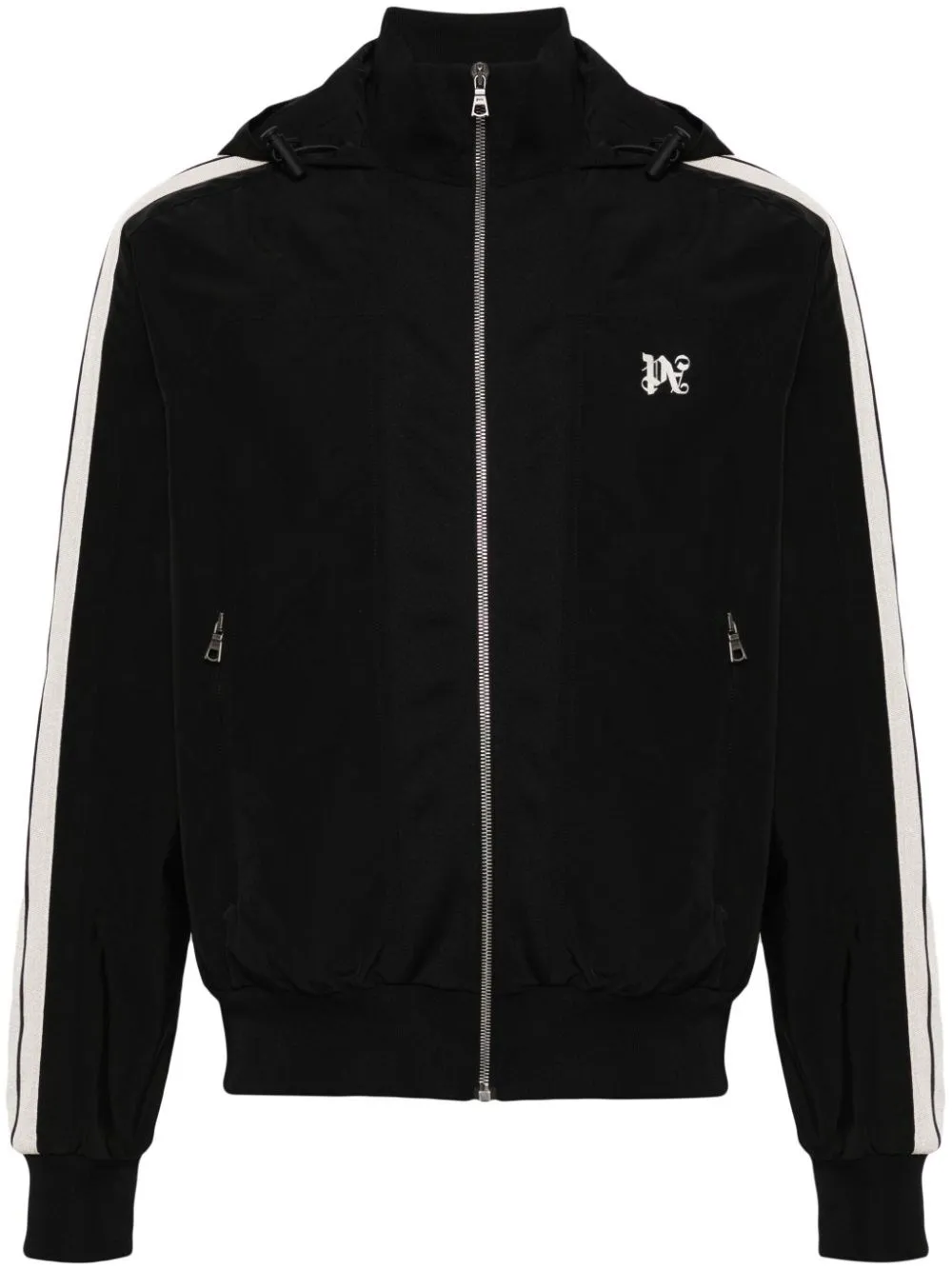   Palm Angels  Giacca sportiva in nylon con bande  