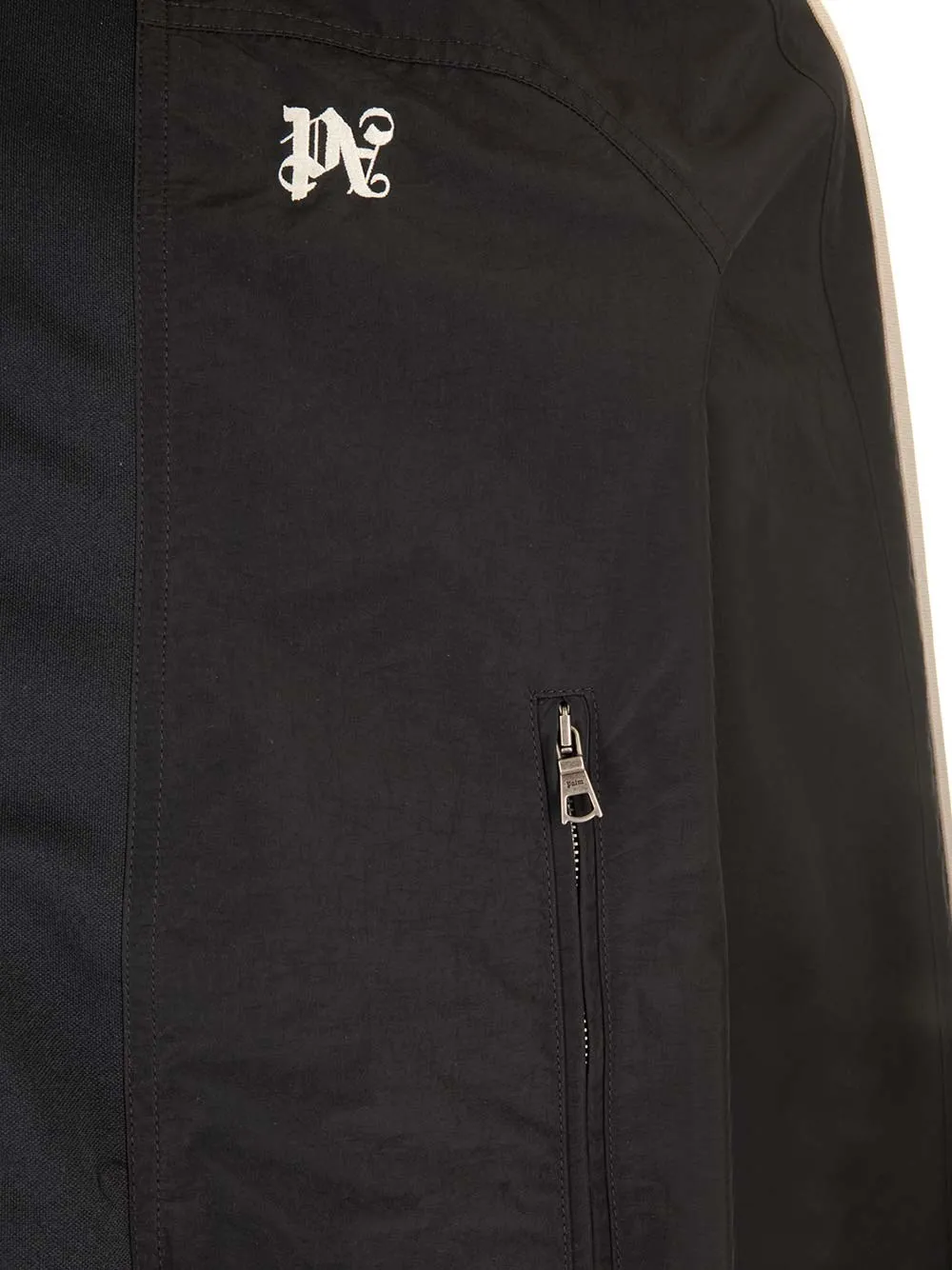  Palm Angels  Giacca sportiva in nylon con bande  
