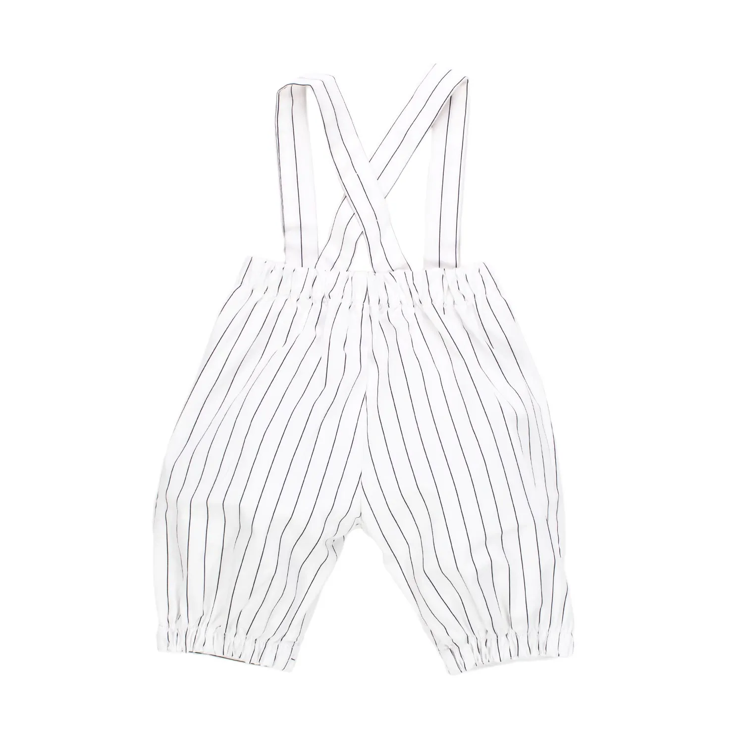 Pantalone Bebè Bianco A Righe
