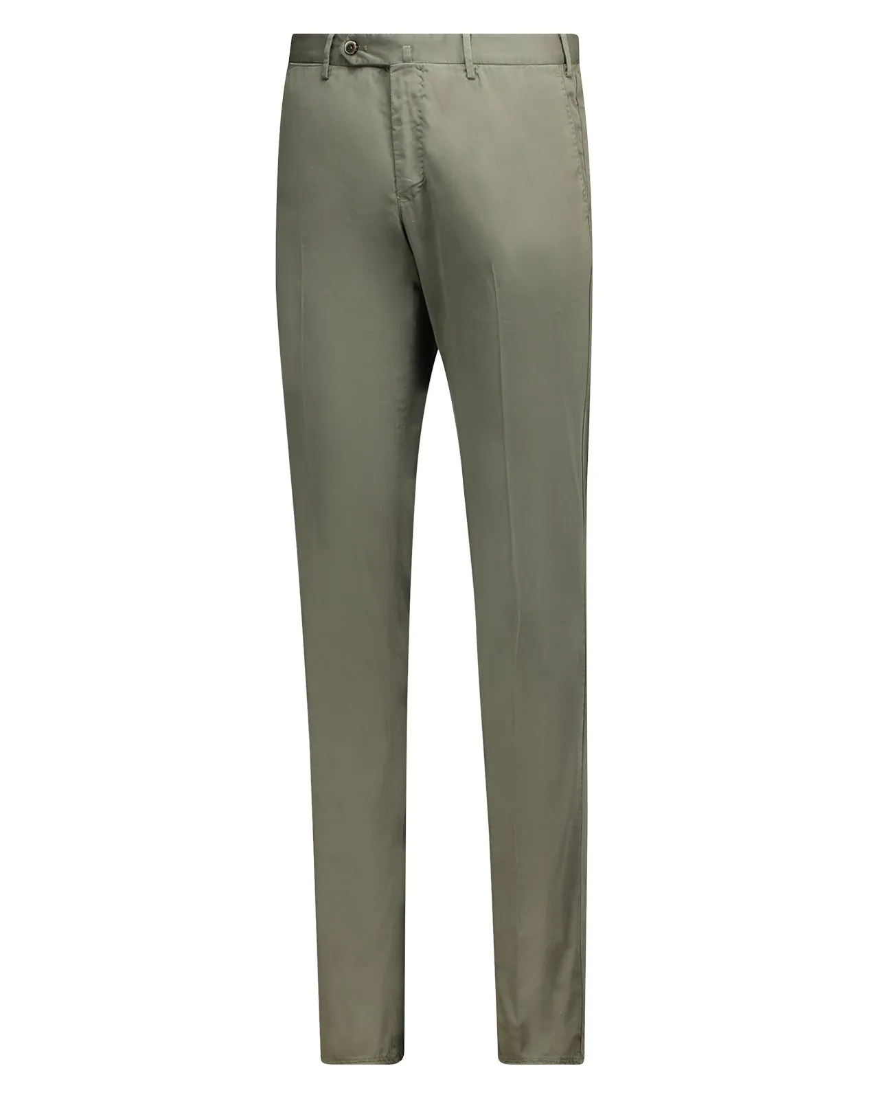 Pantalone Slim Fit cotone verde