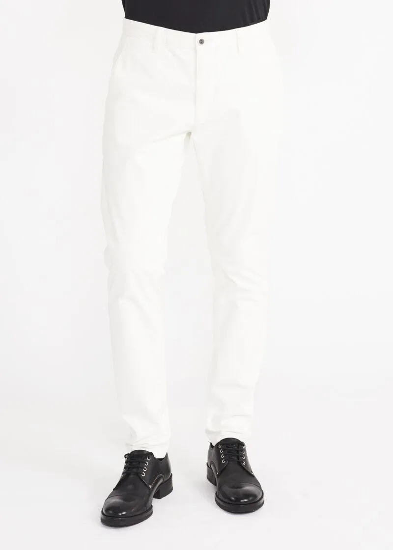 Pantaloni chino bianchi