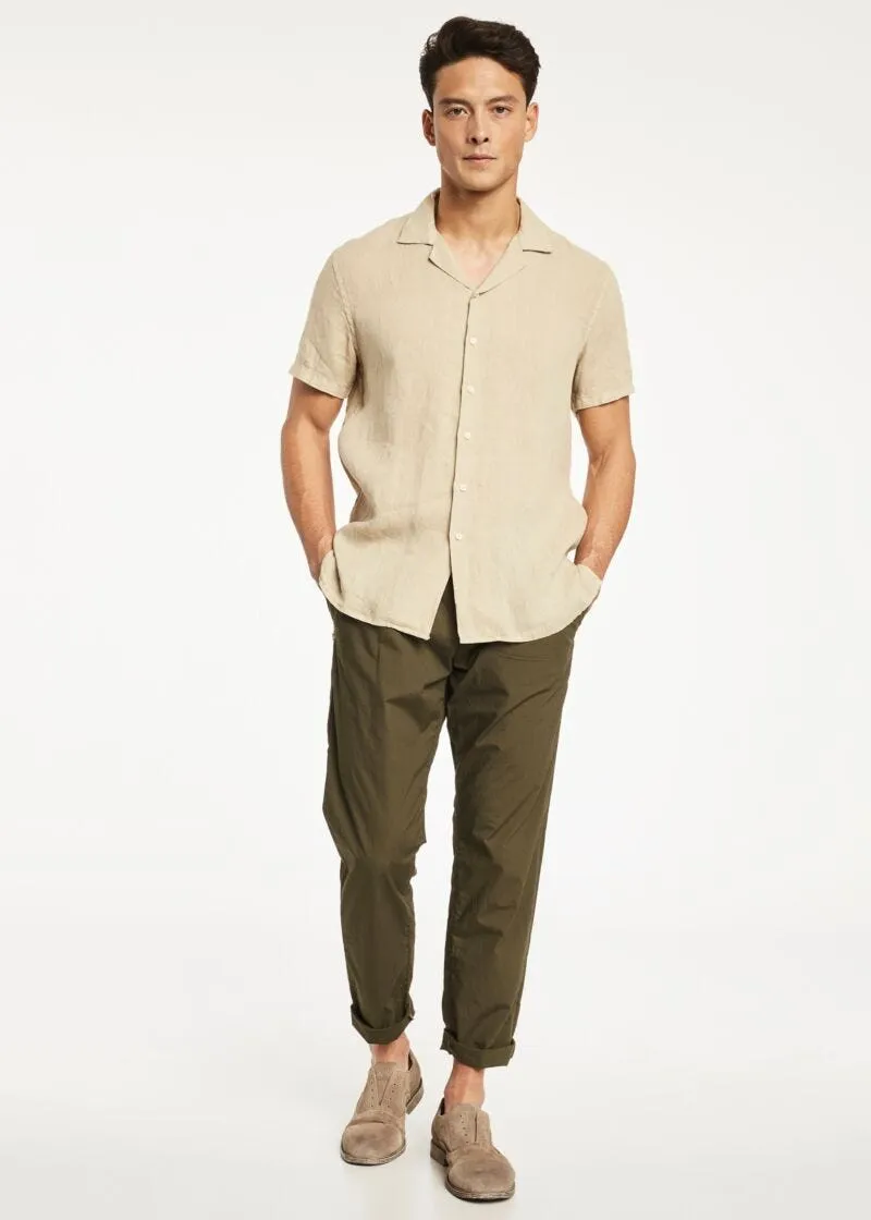 Pantaloni chino in gabardina
