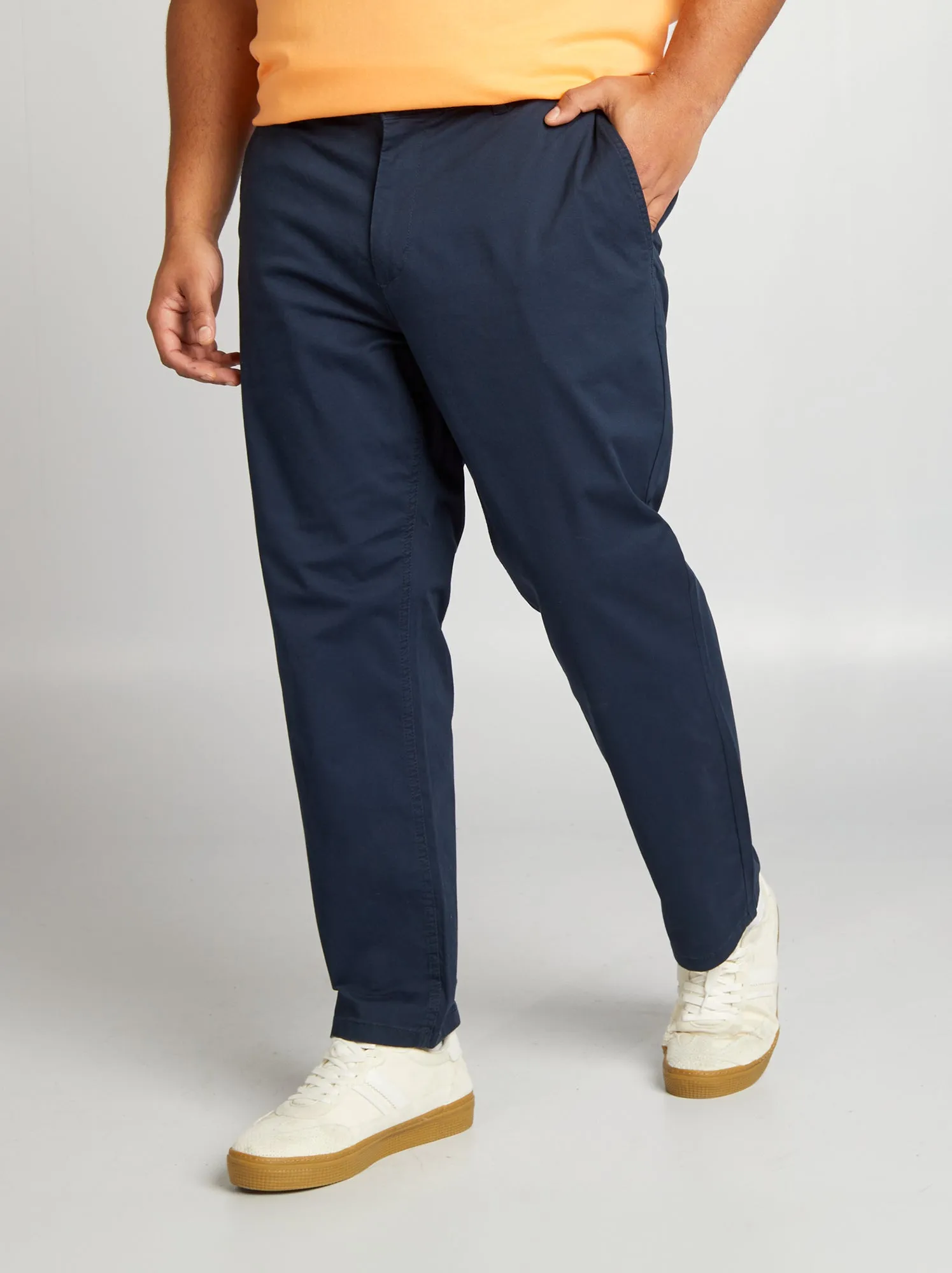 Pantaloni chino regular L34 - blu