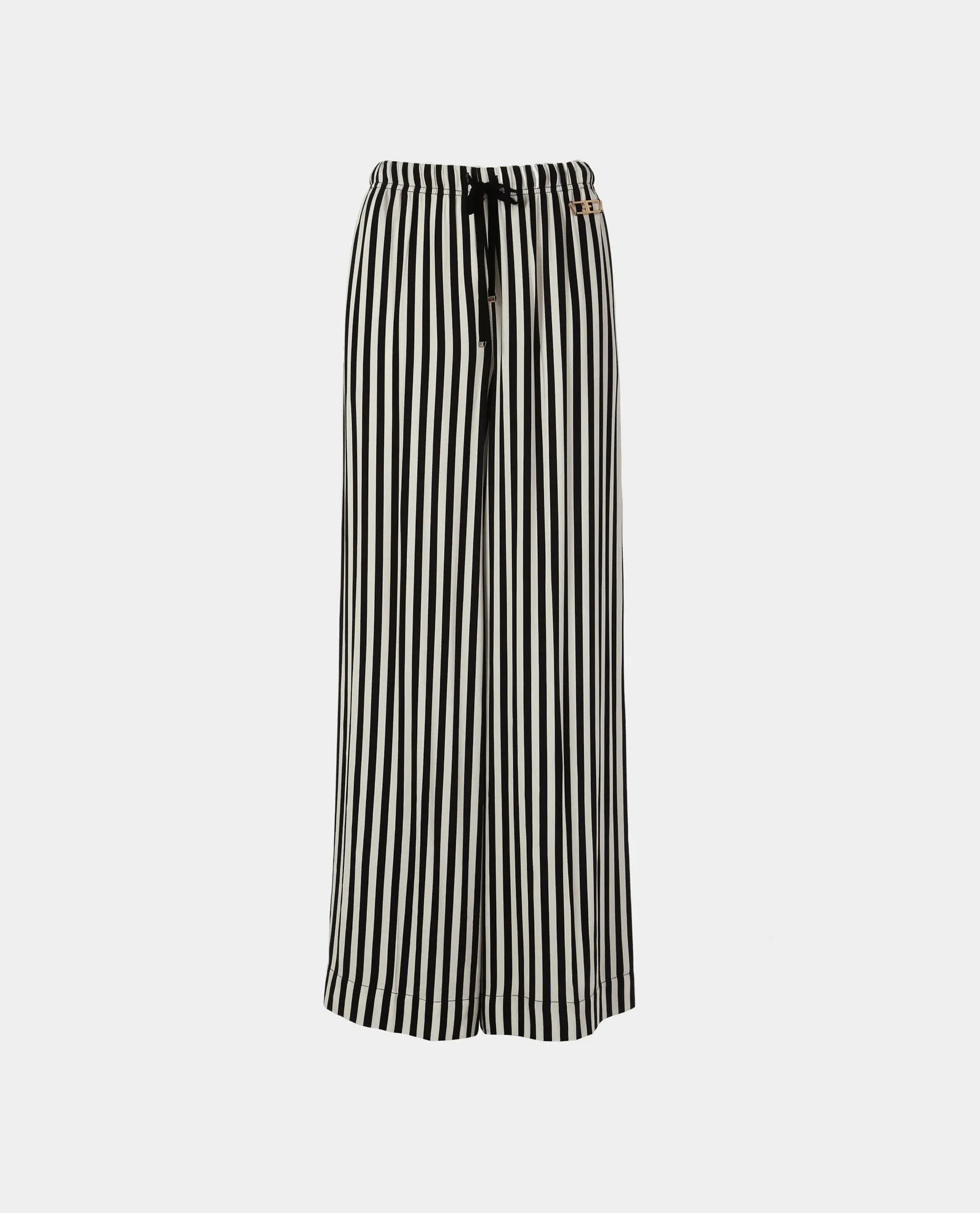 Pantaloni donna a palazzo Fracomina con motivo a righe
