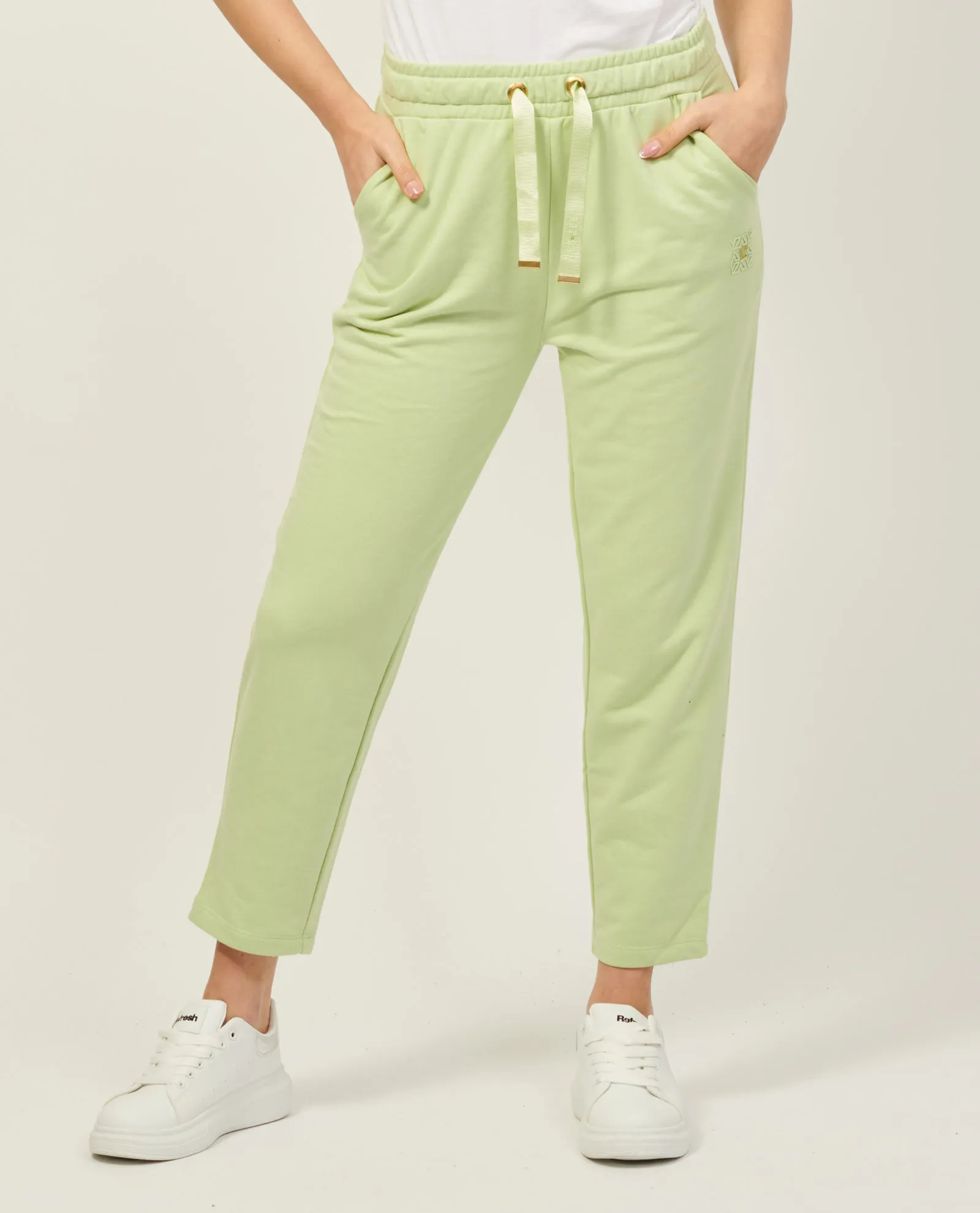 Pantaloni donna in felpa Yes Zee colore verde