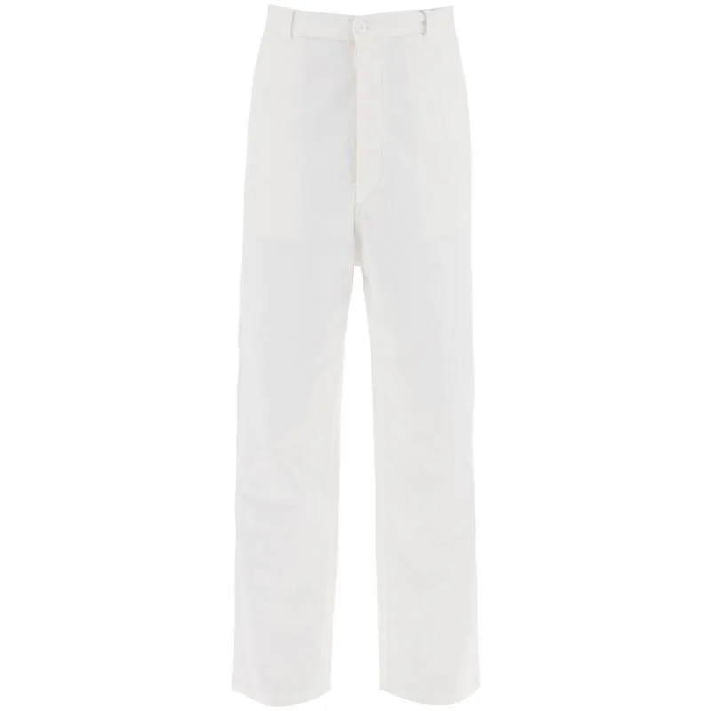 Pantaloni in bull di cotone