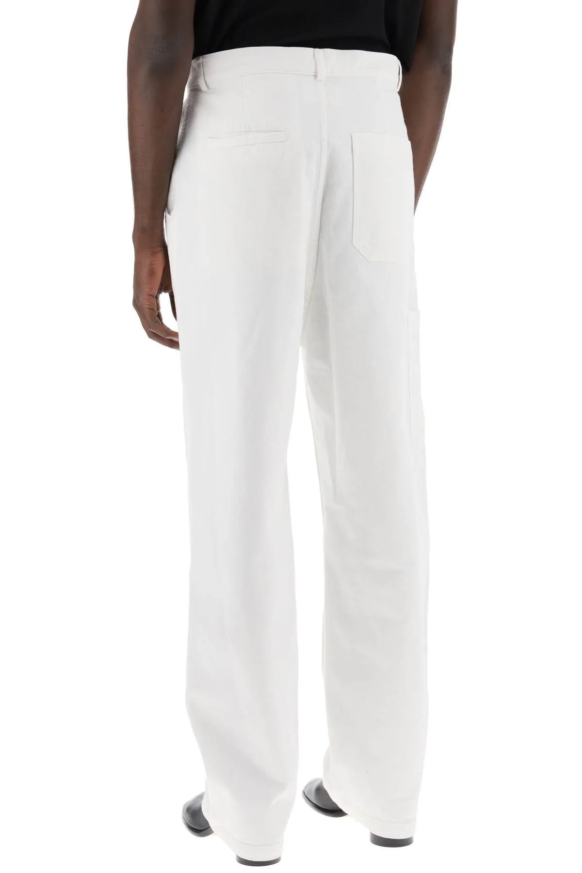 Pantaloni in bull di cotone