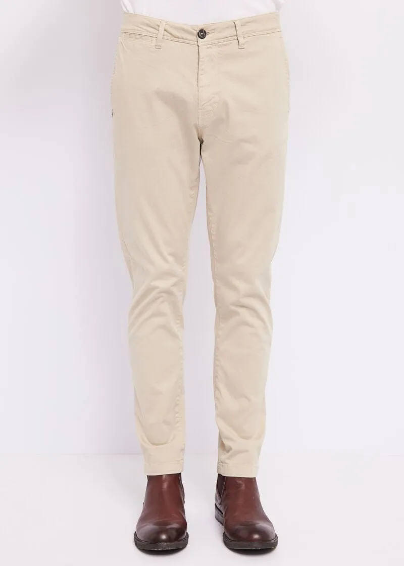 Pantaloni in cotone stretch