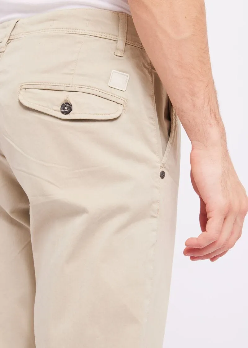 Pantaloni in cotone stretch