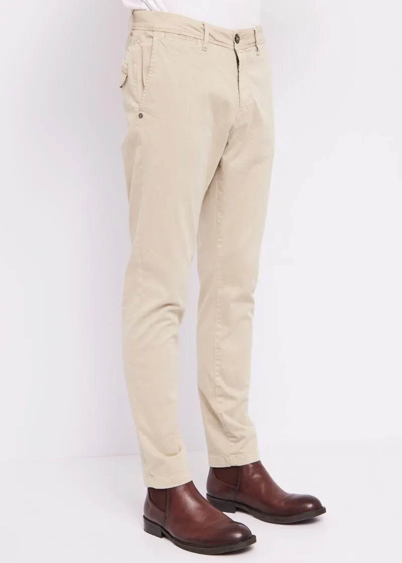 Pantaloni in cotone stretch