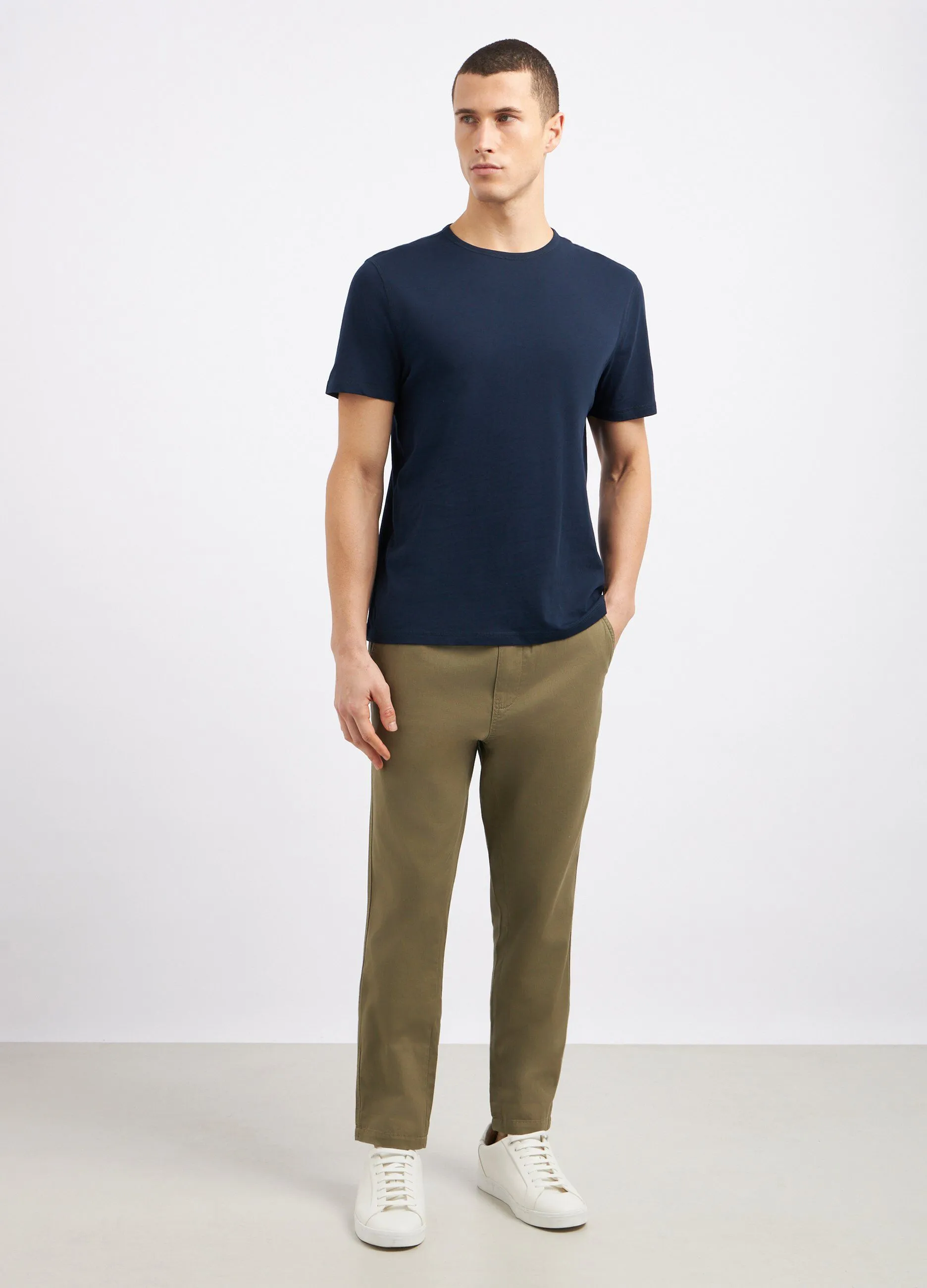 Pantaloni in puro cotone uomo