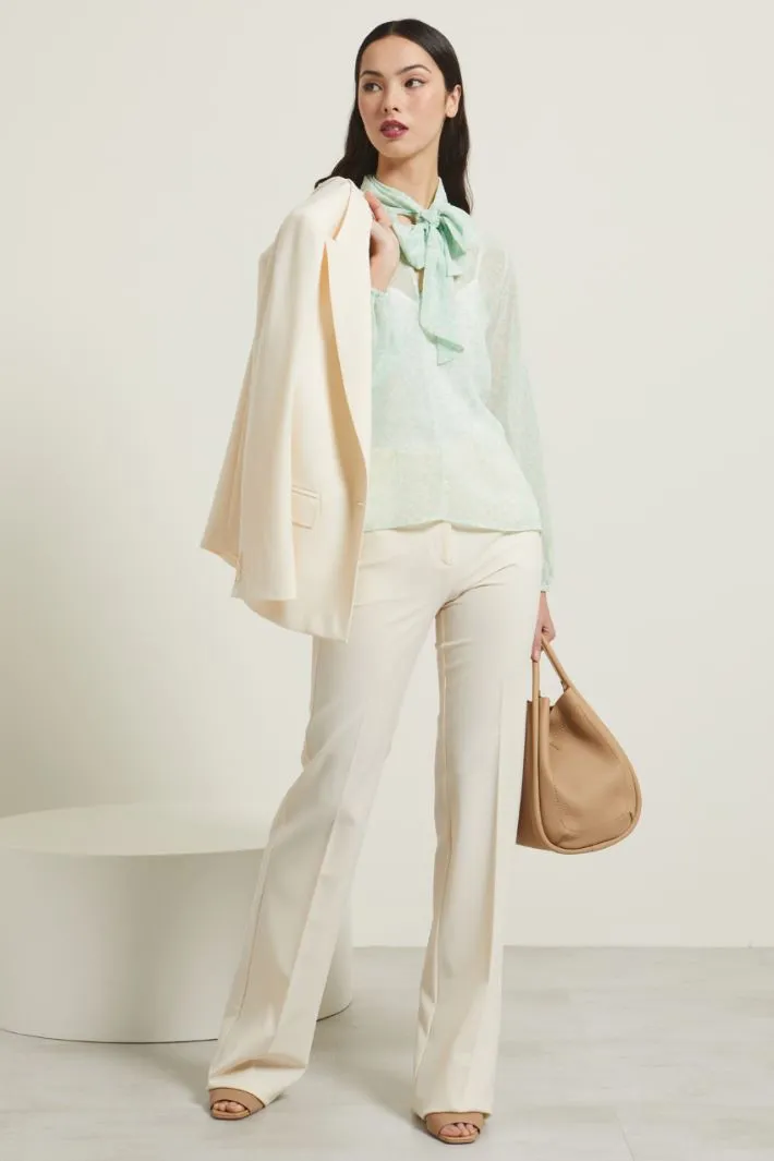 Pantaloni in tela stretch