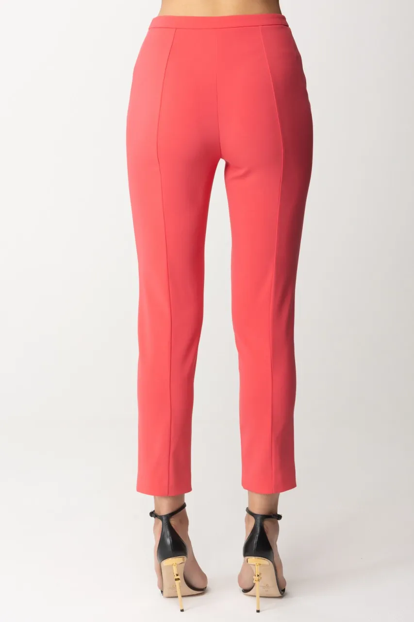 Pantaloni in Tessuto a Tinta Unita HyBrid Rose