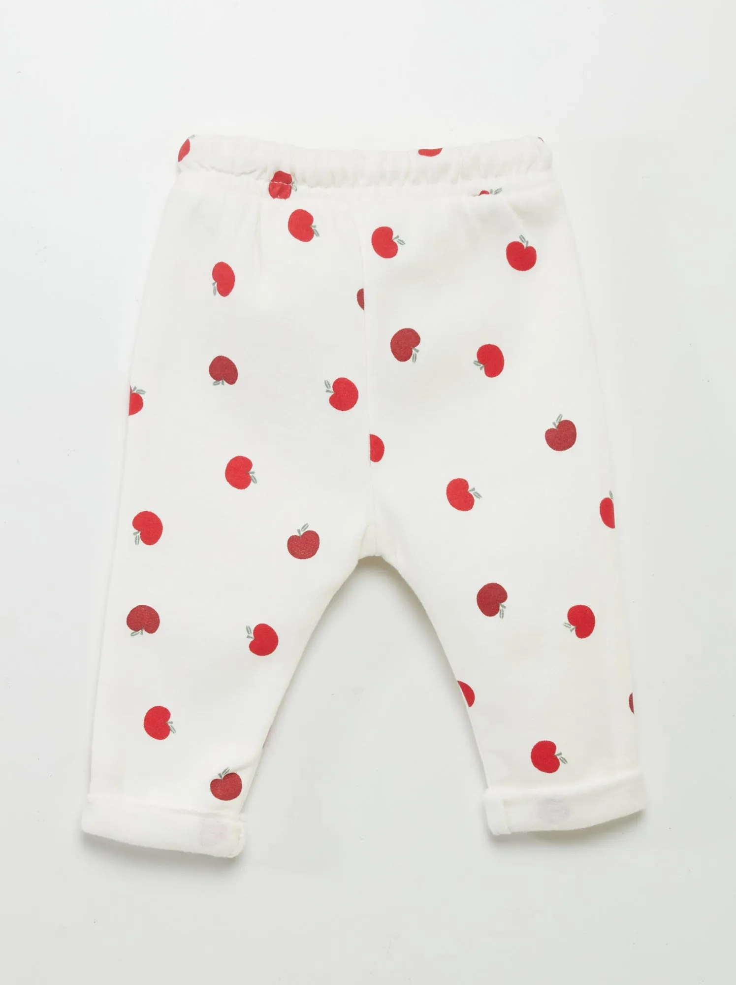 Pantaloni joggers modello sarouel - BIANCO