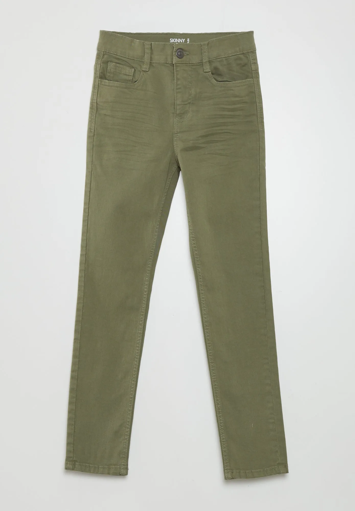 Pantaloni skinny cinque tasche - VERDE
