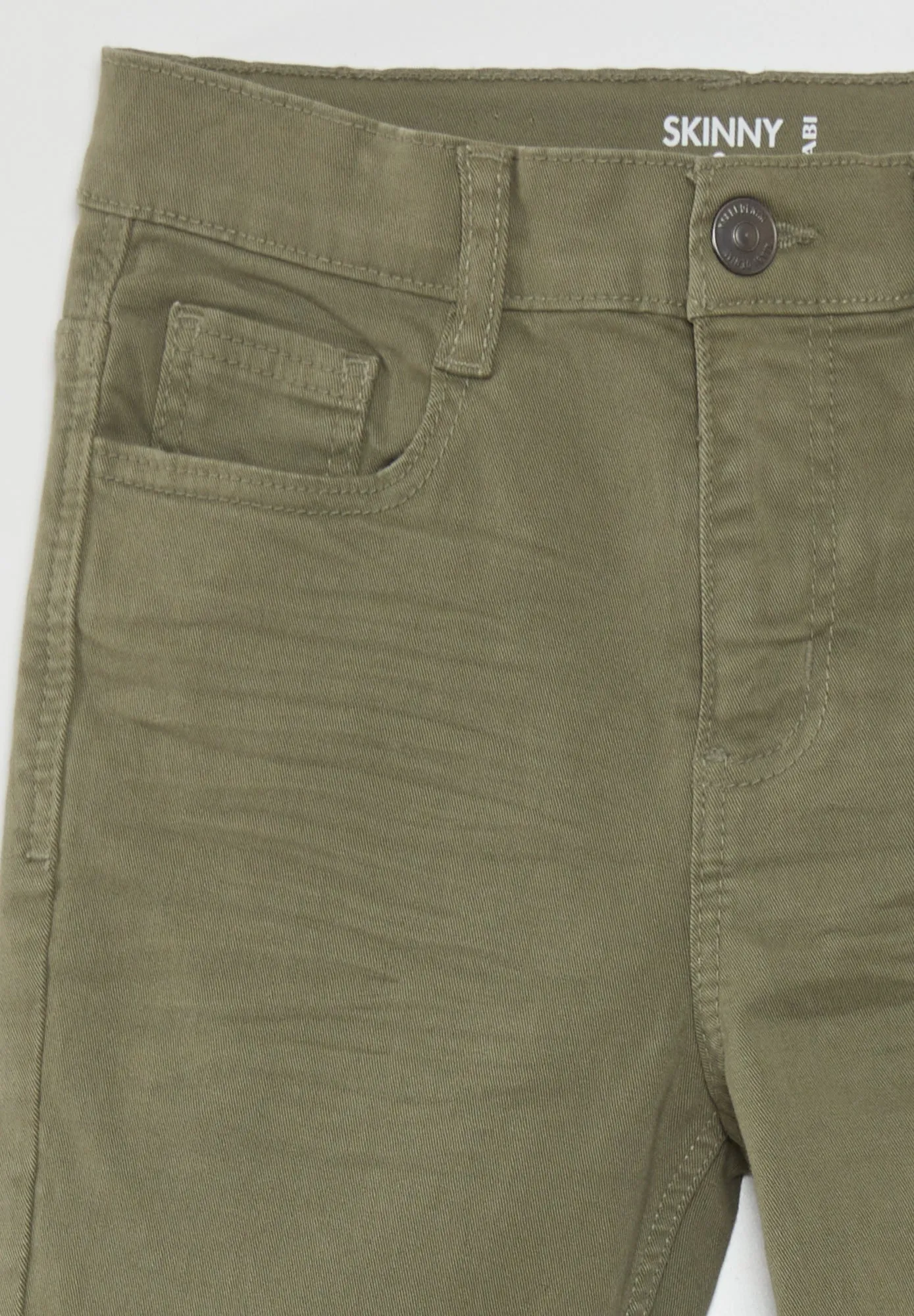 Pantaloni skinny cinque tasche - VERDE