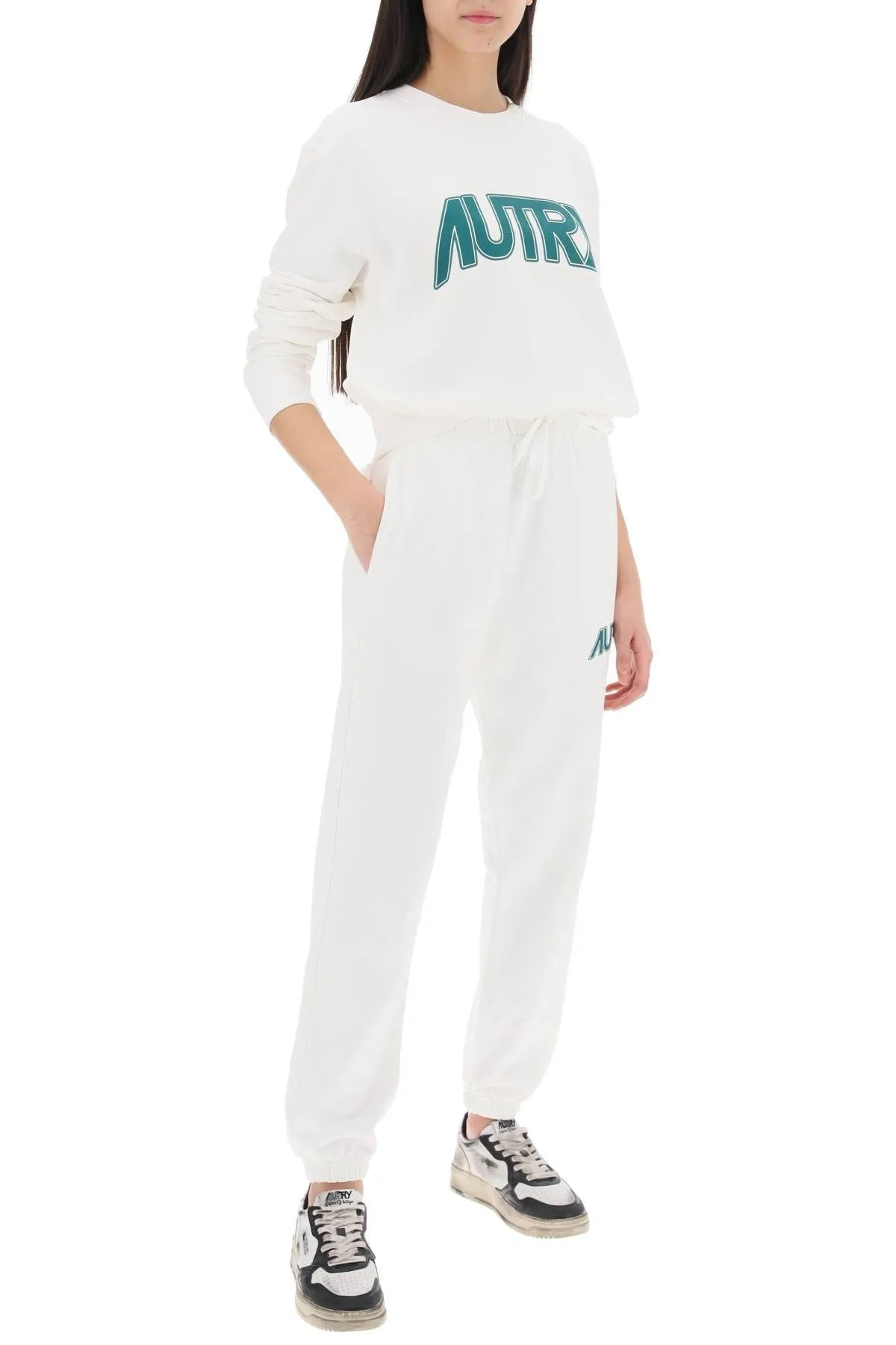 Pantaloni sportivi con stampa logo